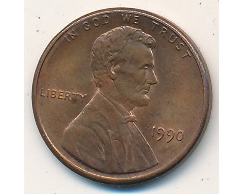 1 цент 1990 год США