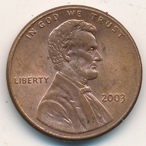 1 цент 2003 год США