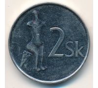 2 кроны 2003 год Словакия