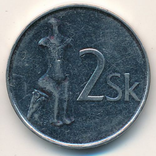 2 кроны 2003 год Словакия