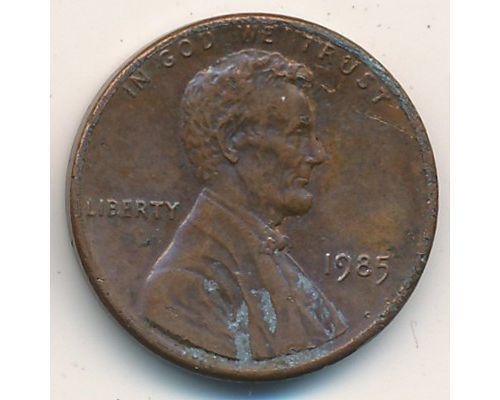 1 цент 1989 год D США