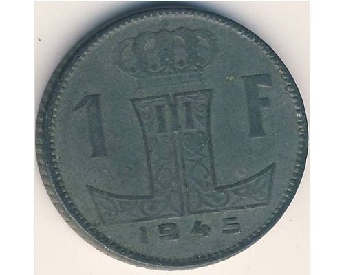 1 франк 1945 год Бельгия