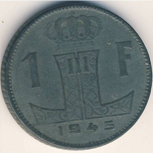 1 франк 1945 год Бельгия