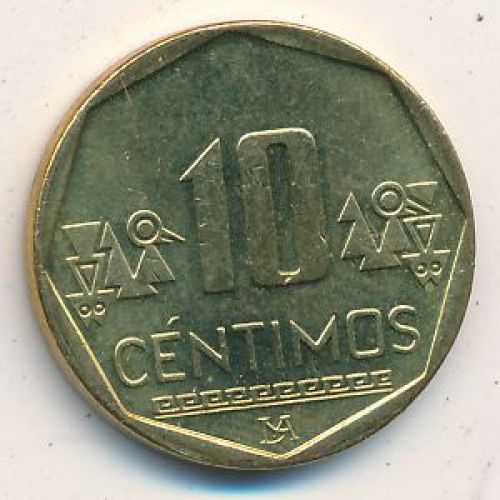 10 сентимо 2004 год Перу