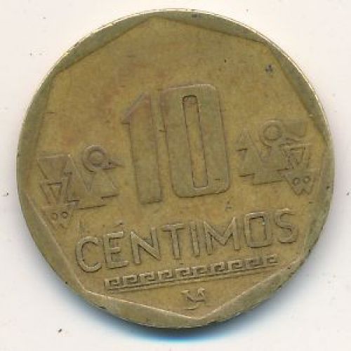 10 сентимо 2003 год Перу
