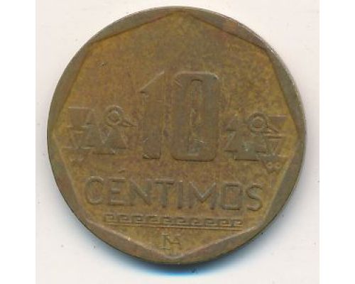 10 сентимо 2005 год Перу
