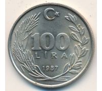 100 лир 1987 год Турция