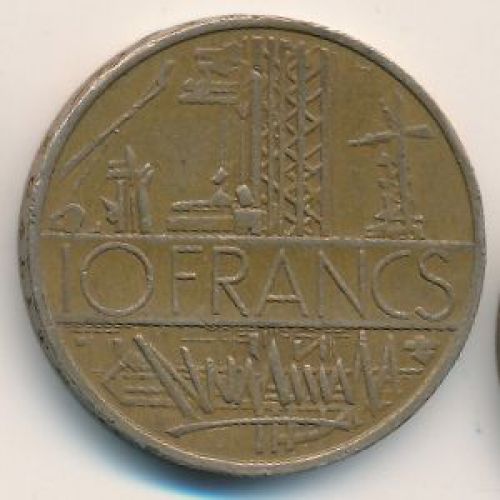 10 франков 1984 год Франция
