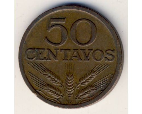 50 сентаво 1972 год Португалия