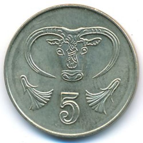 5 центов 2004 год Кипр