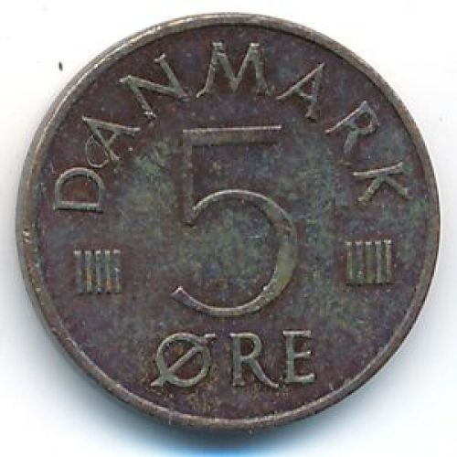 5 эре 1976 год Дания