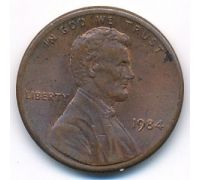 1 цент 1984 год США