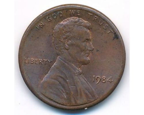1 цент 1984 год США
