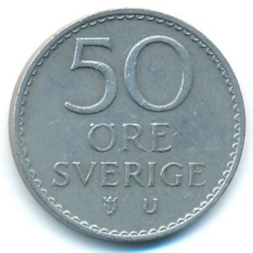 50 эре 1973 год Швеция