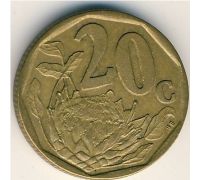 20 центов 1996 год ЮАР Протея