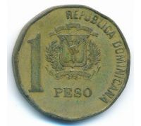 1 песо 1992 год Доминиканская Республика Хуан Пабло Дуарте Доминикана
