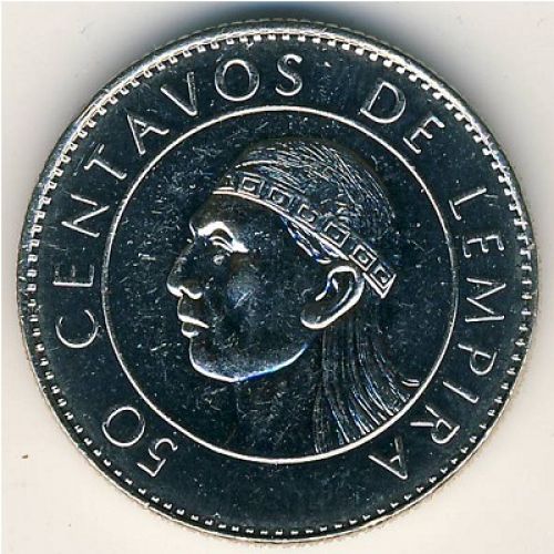 50 сентаво 1991 год Гондурас