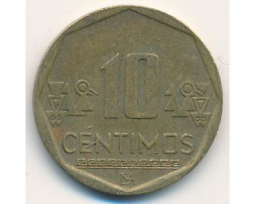 10 сентимо 2011 год Перу