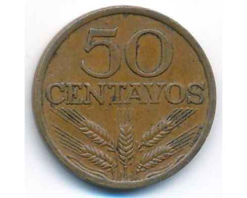 50 сентаво 1974 год Португалия