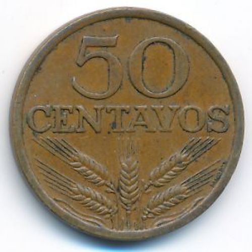 50 сентаво 1974 год Португалия