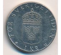 1 крона 1978 год Швеция Карл XVI Густав