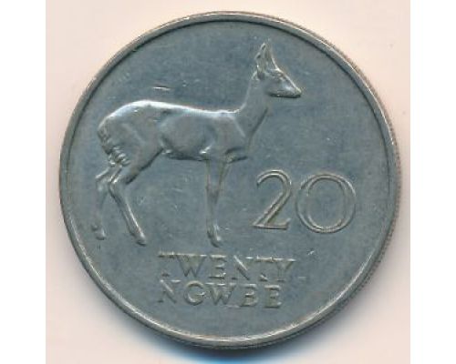 20 нгве 1968 год Замбия Антилопа