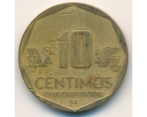 10 сентимо 2009 год Перу