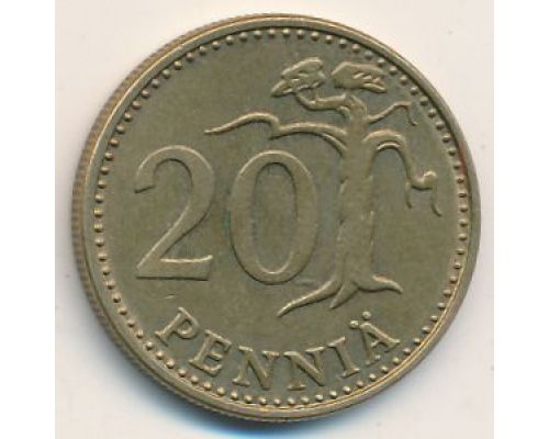 20 пенни 1975 год Финляндия