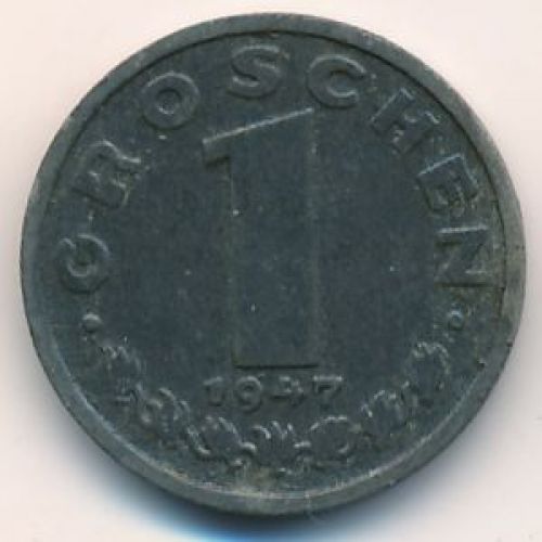 1 грош 1947 год Австрия