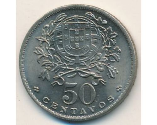 50 сентаво 1968 год Португалия