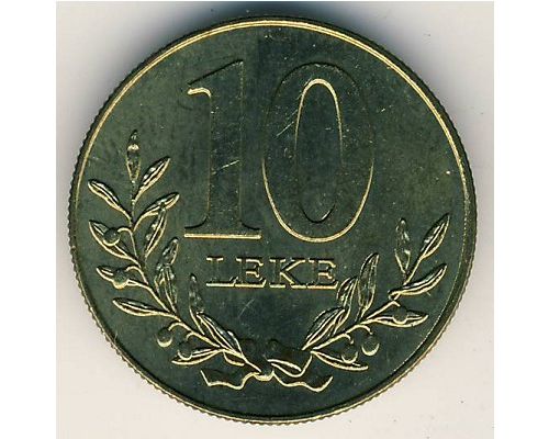 10 лек 1996 год Албания