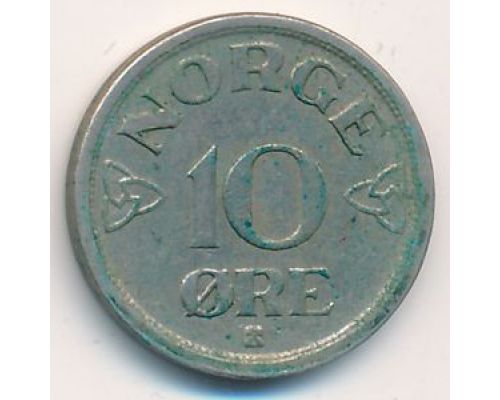 10 эре 1951 год Норвегия