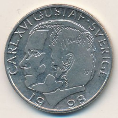 1 крона 1998 год Швеция