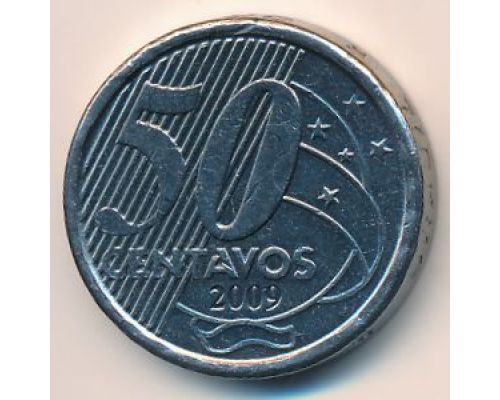 50 сентаво 2009 год Бразилия