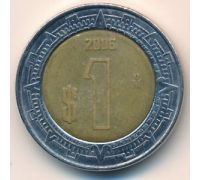 1 новый песо 2006 год Мексика