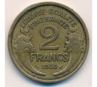 2 франка 1933 год Франция