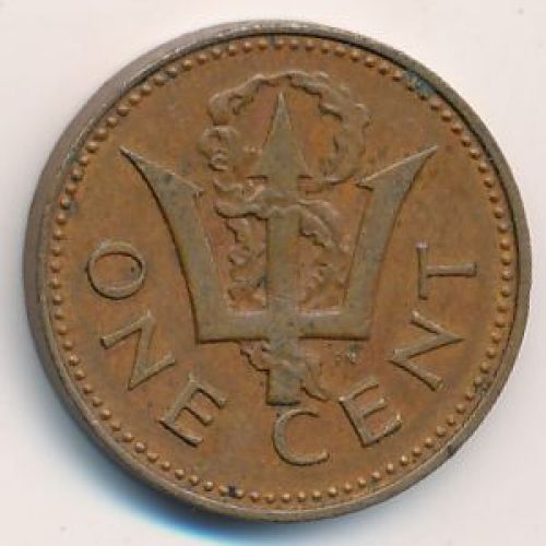 1 цент 1973 год Барбадос 