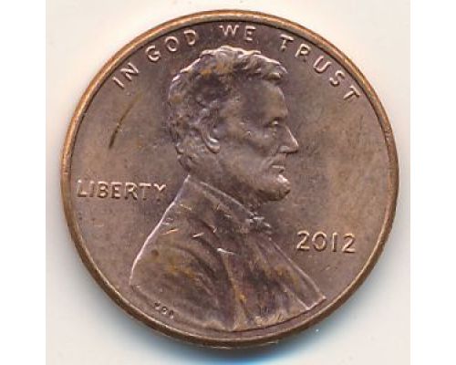 1 цент 2012 год США