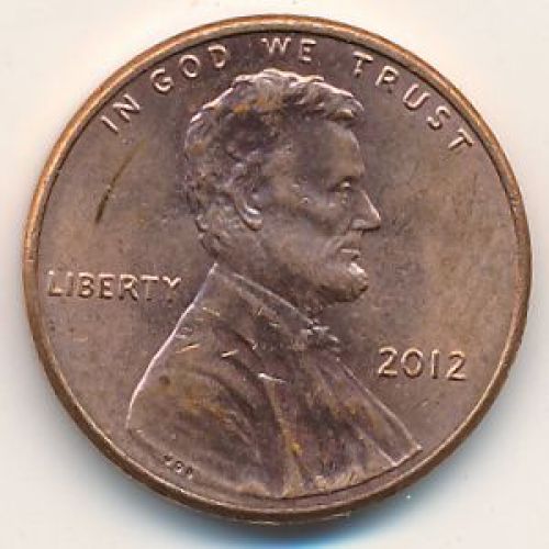 1 цент 2012 год США