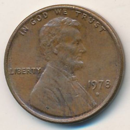 1 цент 1978 год D США