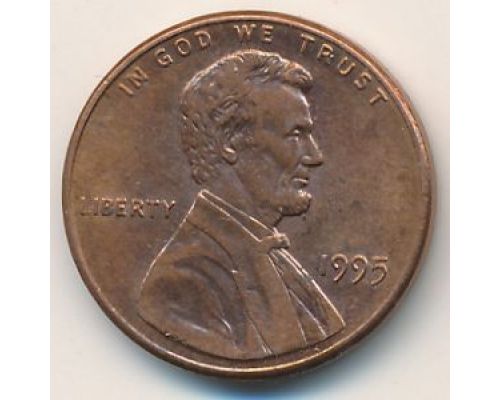 1 цент 1995 год США