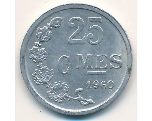 25 сентим 1960 год Люксембург