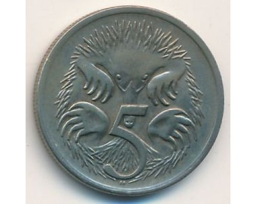 5 центов 1971 год Австралия