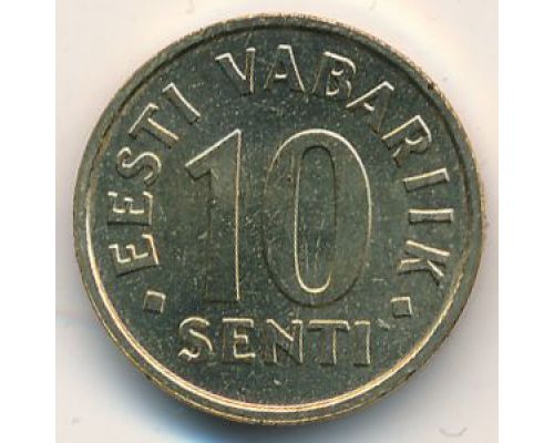 10 сентов 2002 год Эстония