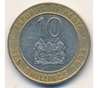10 шиллингов 1994 год Кения