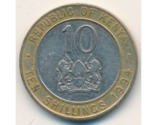 10 шиллингов 1994 год Кения