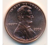 1 цент 2004 год США