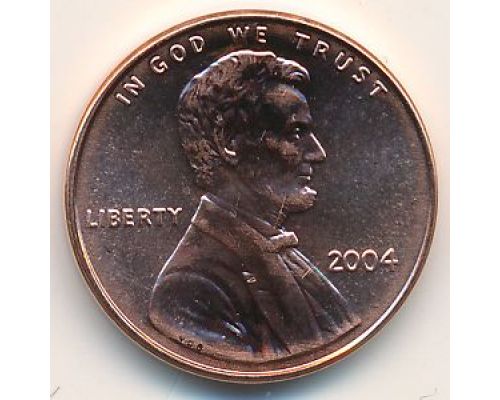 1 цент 2004 год США