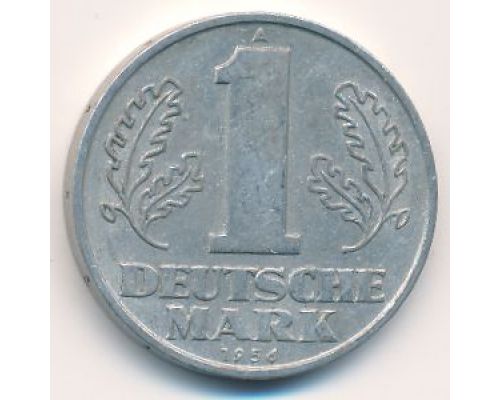 1 марка 1956 год Германия ГДР