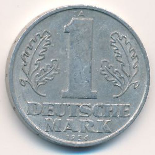 1 марка 1956 год Германия ГДР